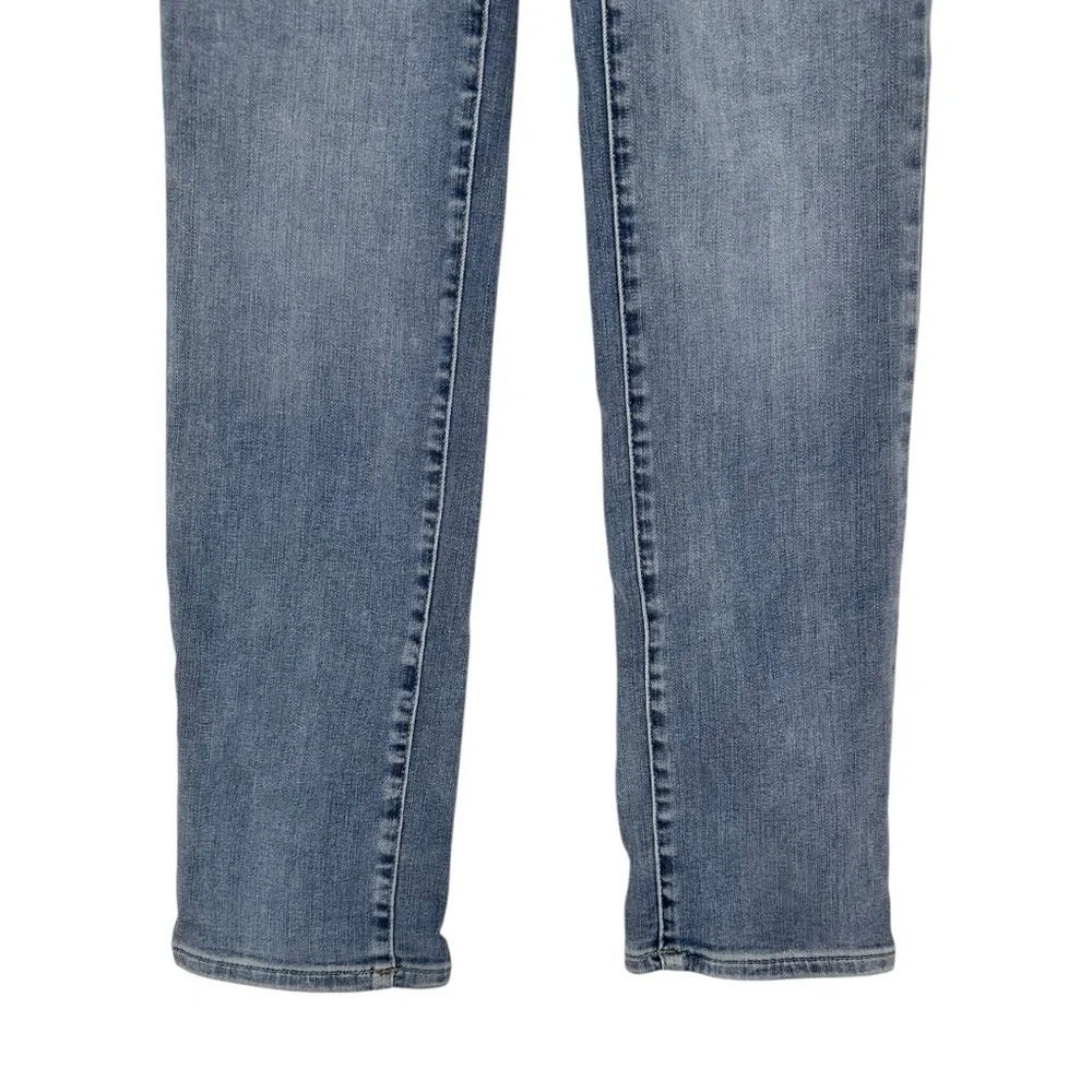 NYDJ Sheri Slim Jeans in Haley Wash size 0 NWT Stretch Pockets Medium Wash - Picture 6 of 14